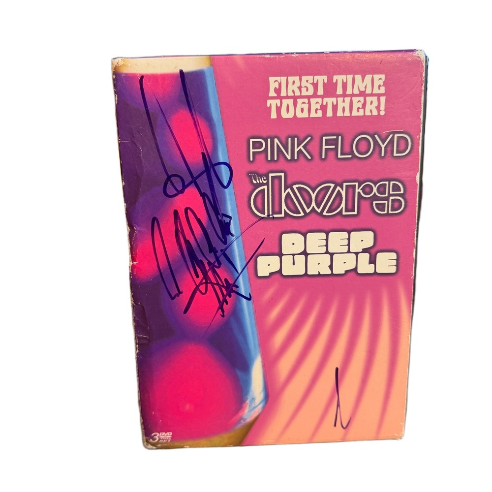 Pink Floyd The Doors Deep Purple 3-DVD Box Set Signed Rock Legends Collection